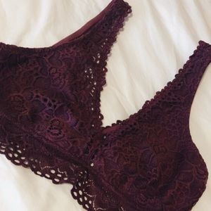 Boho lace bralette